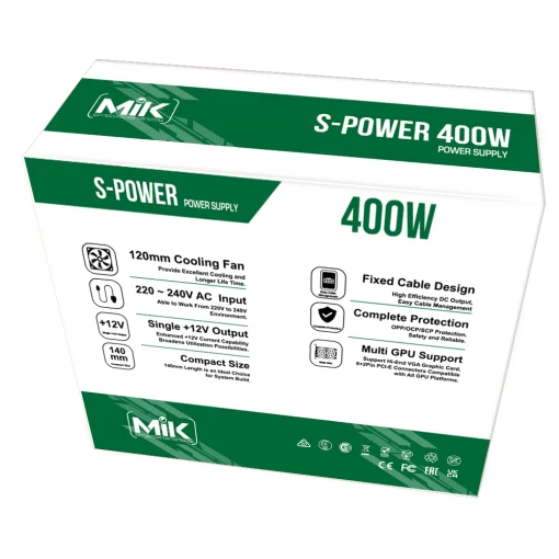 Nguồn máy tính MIK SPower 400W