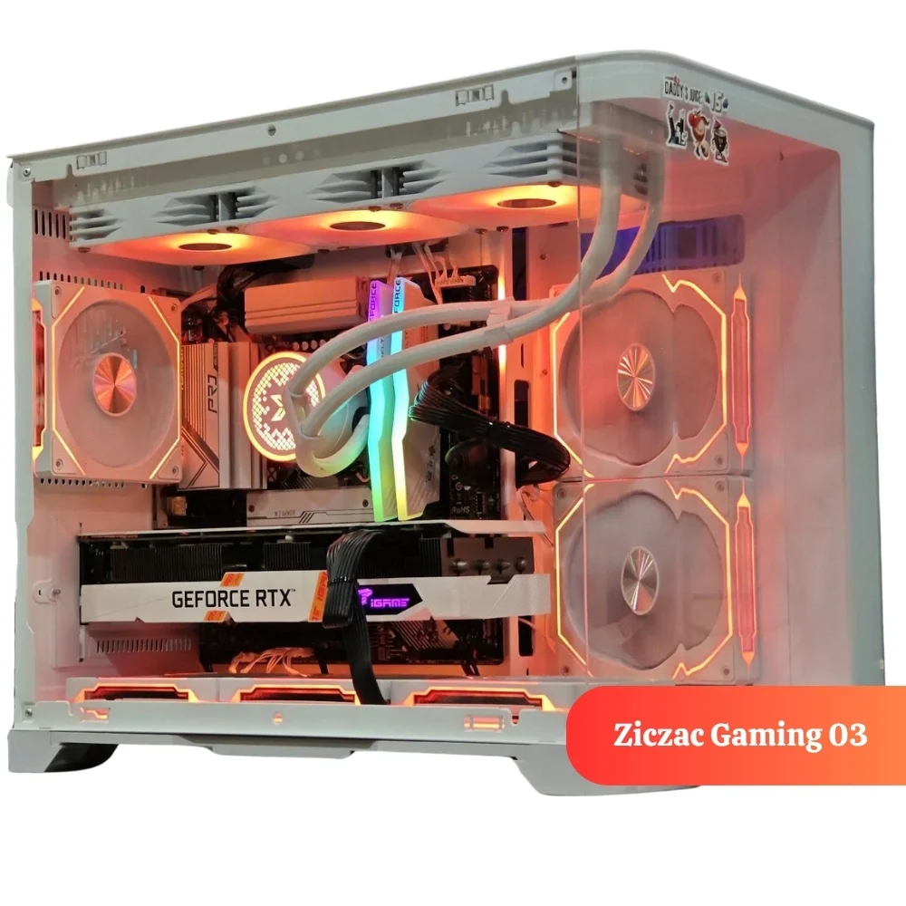 PC Gaming Ziczac 03 (Intel Core I5-12400F/VGA RTX 3050 Ultra White)