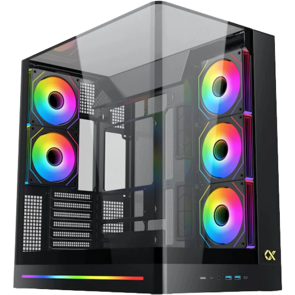 Vỏ Case Xigmatek Pano II Black (Mid Tower/ Màu Đen) - No Fan