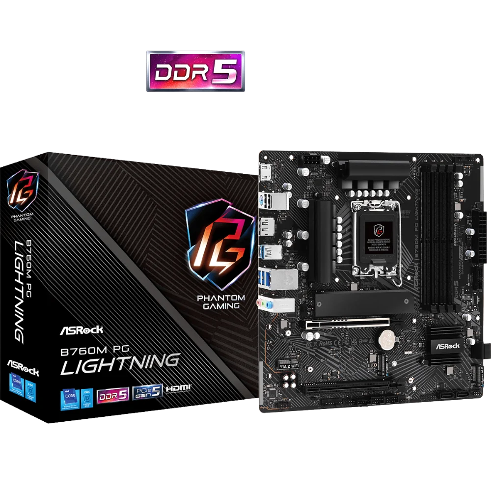Mainboard B760M PG Lightning DDR5