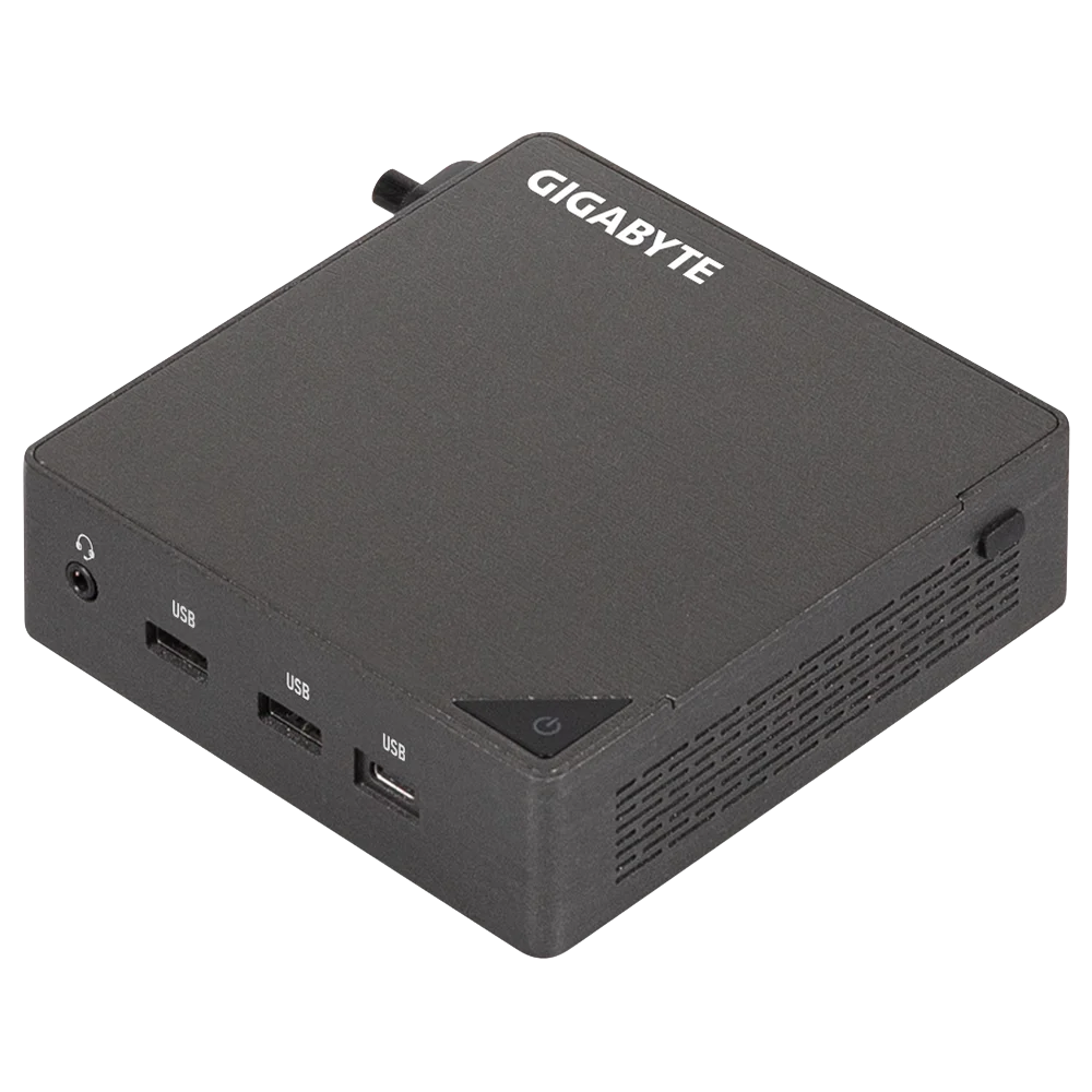 Mini PC GIGABYTE BRIX (GB-BRU7-255H) (Ultra 7 255H) | 2xD5-6400 | 2xNVMe | 2xHDMI | 1xUSB4 | WIFI 7 | Bluetooth | 1xLAN | VESA | NoOS | (Đen)