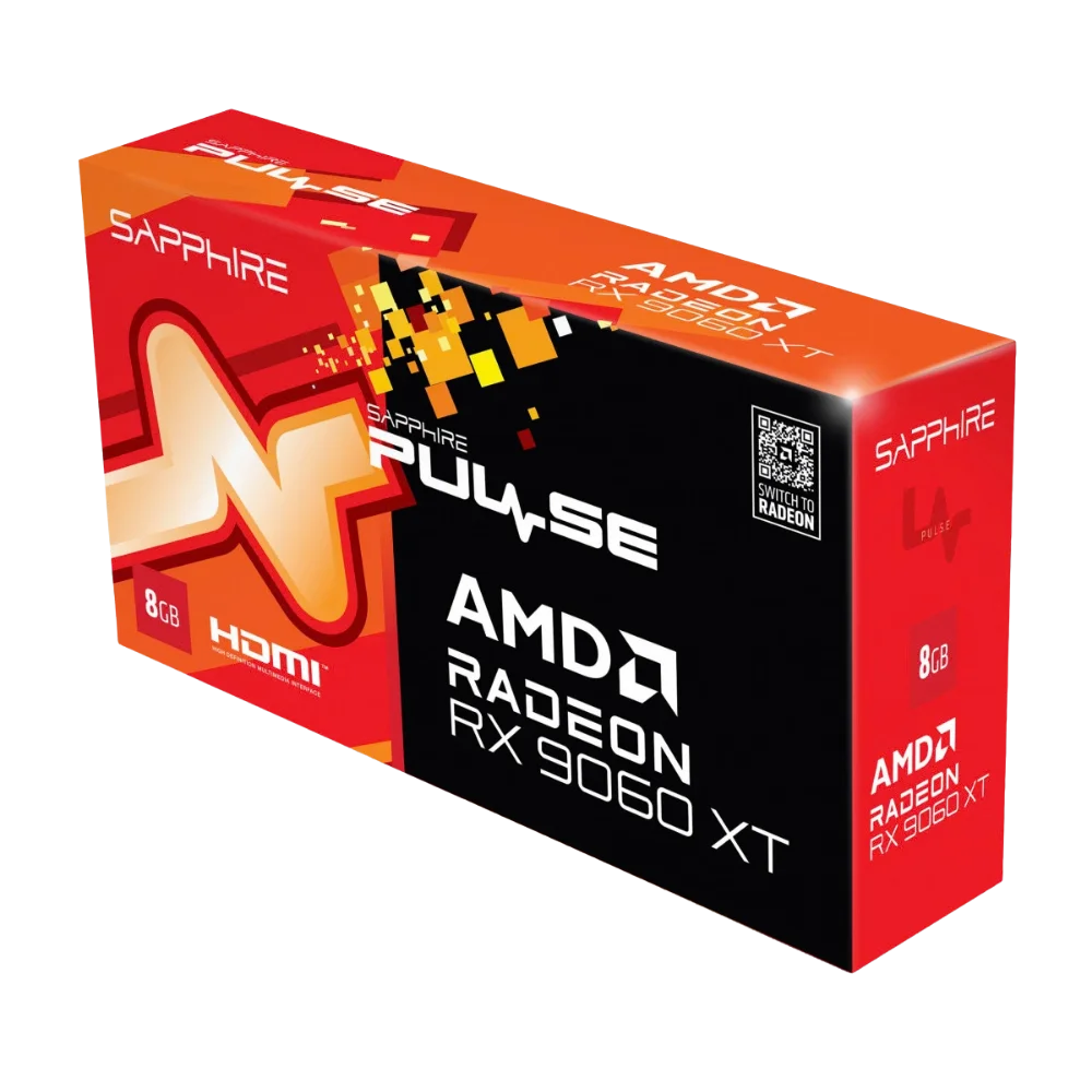Card màn hình SAPPHIRE PULSE AMD RADEON RX 9060 XT GAMING OC 16GB