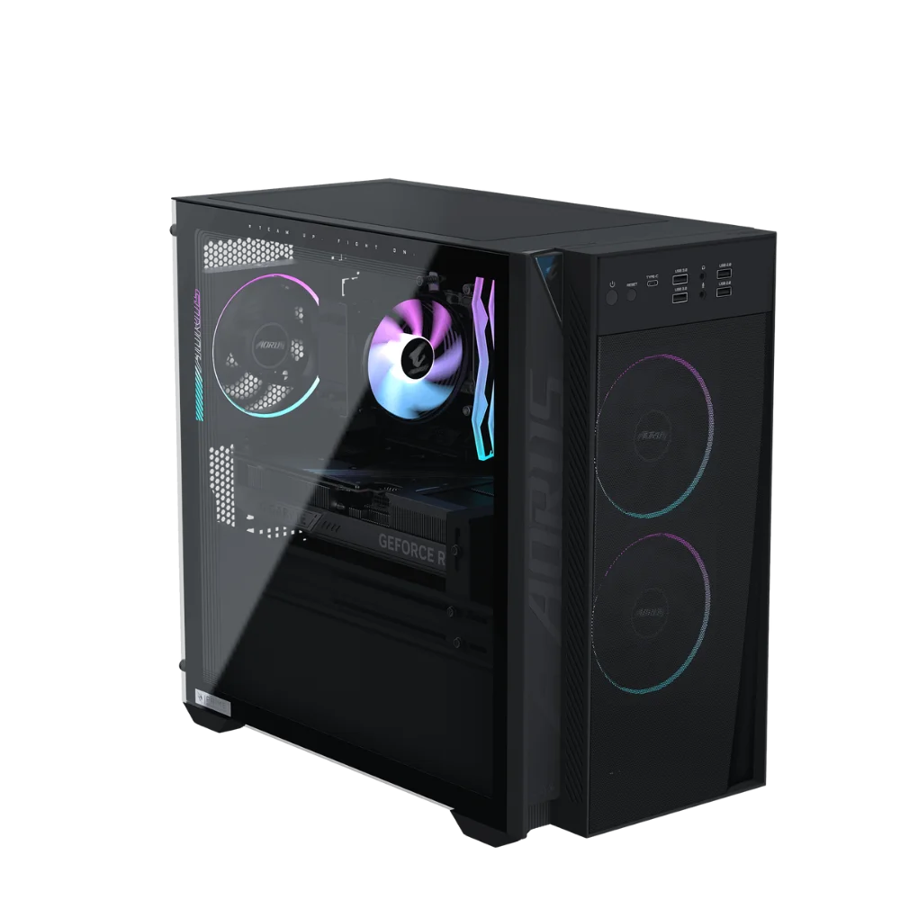 GIGABYTE AORUS PRIME 3 (AP3A5N6-5104) (AP351) AMD Ryzen 5 9500F/16GD5/1TB SSD/WF7/BT/8G_RTX 5060/ARGB-Air-Cooler/650W/W11H/3Y/Đen (Quà tặng màn hình Gigabyte G27Q20T)