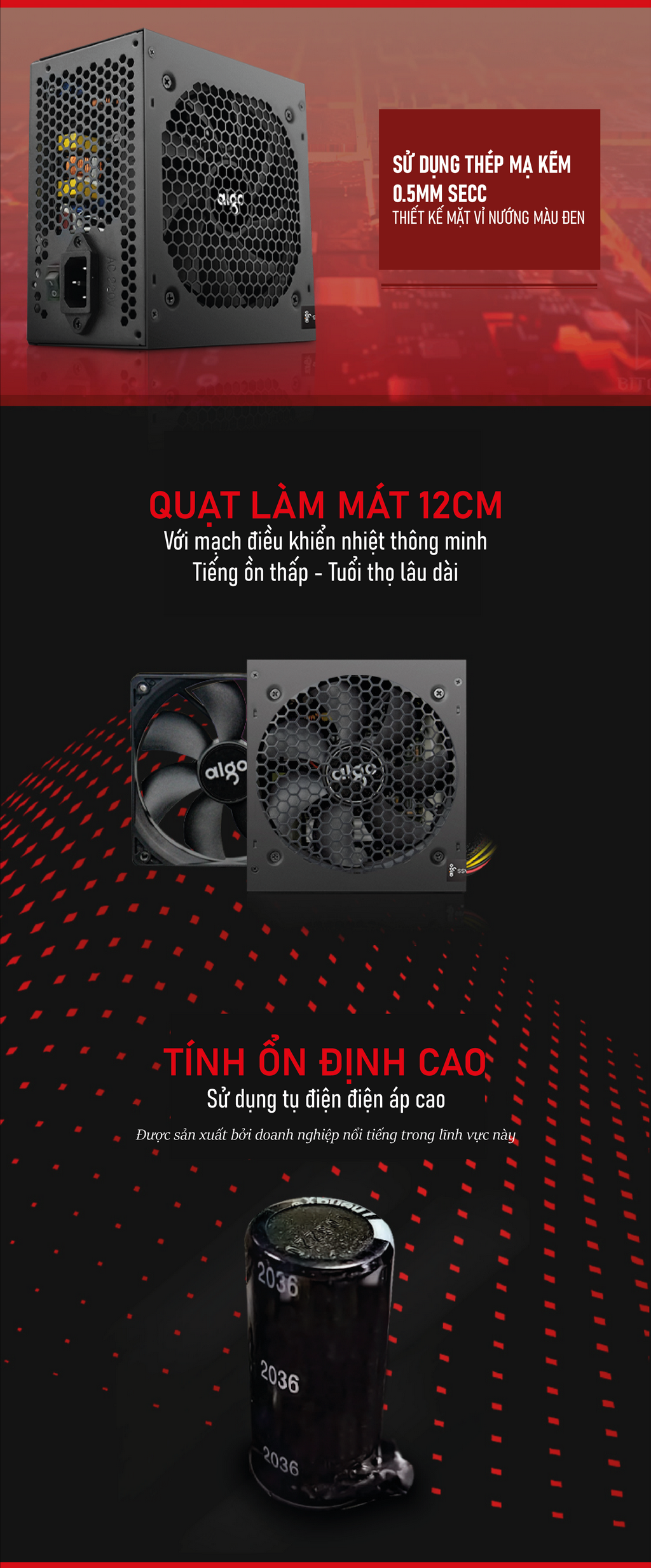 Nguồn máy tính AIGO VK650