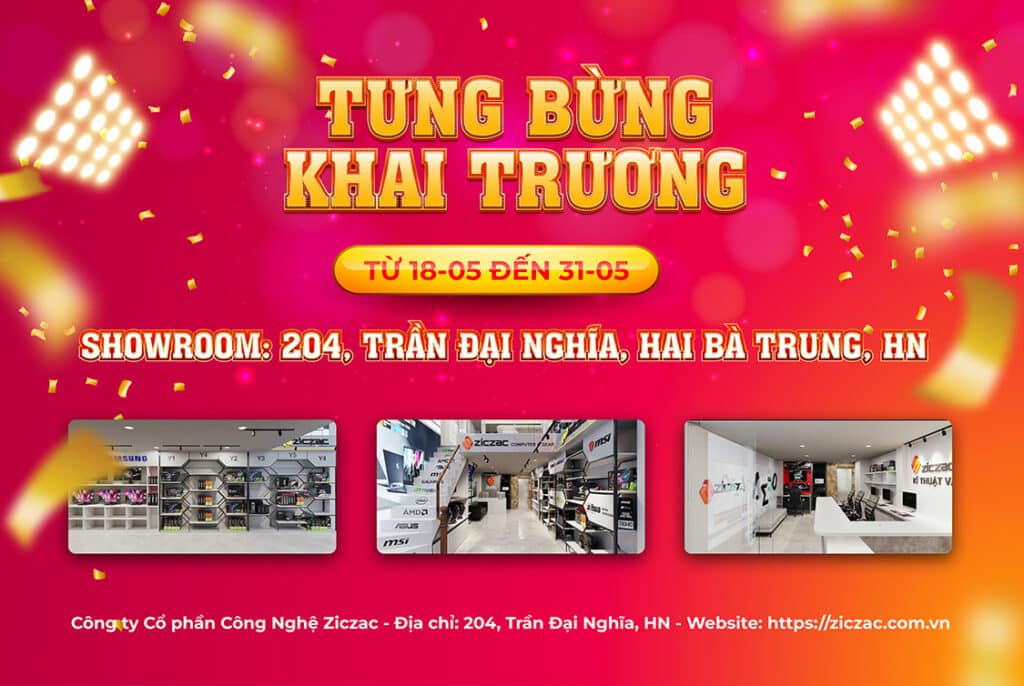 Ziczac Khai trương showroom 204, Trần Đại Nghĩa